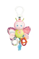 Grzechotki dla dzieci - COLORFUL GRZECHOTKA PODRÓŻNA MOTYLEK - miniaturka - grafika 1