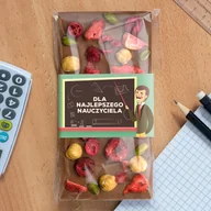 Czekolada - Czekolada z okazji Dnia Nauczyciela - oryginalny upominek 'dla najlepszego Nauczyciela' [Rodzaj czekolady: Czekolada mleczna] - miniaturka - grafika 1