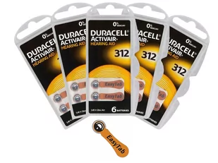 Duracell Słuchowa HA312 P6 - Baterie i akcesoria - miniaturka - grafika 1