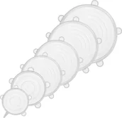 Pokrywki - Teesa Silikonowe pokrywki Teesa - miniaturka - grafika 1