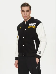adidas Kurtka bomber Juventus VRCT JF0451 Czarny Loose Fit - Kurtki męskie - miniaturka - grafika 1