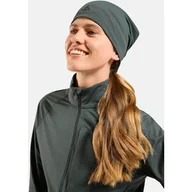 Czapki i chusty sportowe damskie - ODLO Czapka sportowa do biegania REVERSIBLE czarna - miniaturka - grafika 1