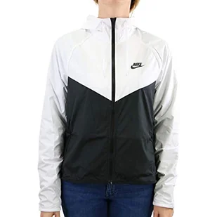 Nike Damska kurtka sportowa W Nsw Wr Jkt biały biały/czarny/(Black) XL - Kurtki damskie - miniaturka - grafika 1