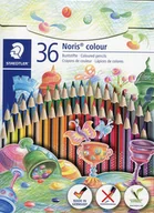 Kredki, ołówki, pastele i pisaki - STAEDTLER Kredki Trójkątne Noris Colour 36 Kolorów Staedtler 4007817028384 - miniaturka - grafika 1