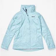 Kurtki i kamizelki sportowe damskie - Kurtka damska Marmot Wm's PreCip Eco Jacket Rozmiar: XS / Kolor: niebieski/biały - miniaturka - grafika 1