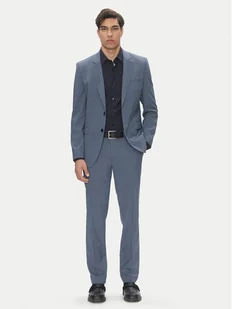 HUGO Garnitur Arti-Hesten253X 50545457 Niebieski Extra Slim Fit - Garnitury - miniaturka - grafika 1