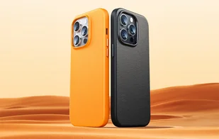 Etui na telefon iPhone15 Pro Baseus Fauxther Series (Czarny) - Etui i futerały do telefonów - miniaturka - grafika 6