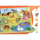 Puzzle - Medinė dėlionė - Ūkis - miniaturka - grafika 1