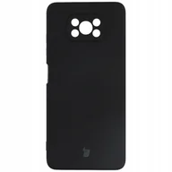 Etui i futerały do telefonów - Bizon Etui Case Silicone do Xiaomi Poco X3 / NFC / Pro czarne - miniaturka - grafika 1