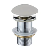 Korki do umywalek - Mexen korek klik-klak okrągły, popielaty ceramiczny mat - miniaturka - grafika 1