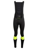 Spodnie rowerowe - VAUDE Męskie spodnie męskie Kuro Warm Bib Tights, żółty neonowy, XL - miniaturka - grafika 1