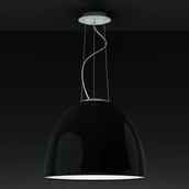 Lampy sufitowe - Artemide Lampa wisząca designerska Nur Gloss, możliwość ściemniania, czarny, salon / jadalnia, aluminium, design - miniaturka - grafika 1
