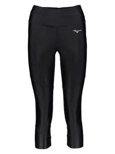 Mizuno Legginsy sportowe "Core 3/4" w kolorze czarnym - Spodnie sportowe damskie - miniaturka - grafika 1