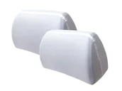 Akcesoria do bagażników dachowych - Pokrowce na zagłówki, białe, 2 szt. - miniaturka - grafika 1