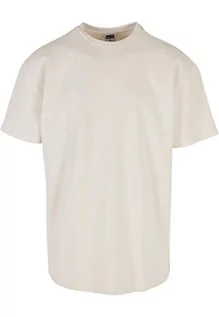 Koszulki męskie - Urban Classics Męski t-shirt oversize waflowa, Whitesand, L - grafika 1
