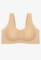 Biustonosze - Beżowy Biustonosz Braletka o Gładkim Wykończeniu Fenllisa - miniaturka - grafika 1