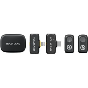 System bezprzewodowy HOLLYLAND Lark A1 Combo Szary - Mikrofony komputerowe - miniaturka - grafika 1