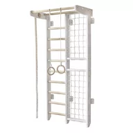 Wyposażenie sportowe i gimnastyczne - Małpiszon, Drabinka gimnastyczna Kombik biała - miniaturka - grafika 1