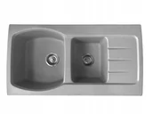 Zlewozmywaki - 6 Kol Zlewozmywak Zlew Granitowy Duża Komora+syfon - miniaturka - grafika 1