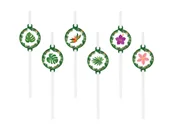 Słomki do napojów - Słomki Hawaii Party 6 Szt. - miniaturka - grafika 1