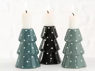 Świecznik ceramiczny choinka wzór do wyboru) - Lampiony i znicze - miniaturka - grafika 1