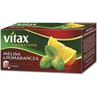 Herbata - Herbata VITAX INSPIRATIONS Melisa&pomarańcza (20 saszetek) 33g zawieszka - miniaturka - grafika 1