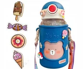 Bidony dla dzieci - BUTELKA BIDON NA WODĘ DLA DZIECI BPA FREE 620ML - miniaturka - grafika 1