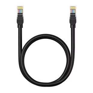 Kabel sieciowy Baseus Ethernet CAT5, 1m (czarny) - Kable miedziane - miniaturka - grafika 3