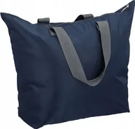 Torby podróżne - Dunlop Dunlop – Składana torba podróżna / na zakupy, bagaż podręczny (granatowy) - miniaturka - grafika 1