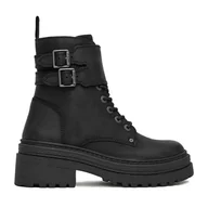 Botki damskie - Trzewiki G-Star Raw CEO-WI34-ALASKA-03 Czarny - miniaturka - grafika 1