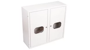 Sabaj System Szafka licznikowa natynkowa 2-licznikowa 3-fazowe 24 moduły IP31 620x580x220 Biały z zamkiem i szybą NRL 2L 24 ZSZ - Rozdzielnie elektryczne - miniaturka - grafika 1
