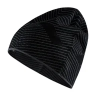 Czapki męskie - Czapka zimowa CRAFT CORE RACE KNIT HAT 1912381-999000 – Czarny - miniaturka - grafika 1