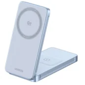 Ładowarki do telefonów - Ładowarka indukcyjna UGREEN W756 MagFlow Qi2 25W Szary - miniaturka - grafika 1