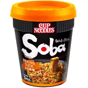 Nissin Original Nissin Cup Noodles, soba o smaku kaczki po pekińsku 87g - Nissin 3262-uniw - Szybkie dania obiadowe - miniaturka - grafika 1