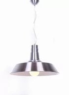 Lampy sufitowe - Lumina Deco Industrialna LAMPA wisząca SAGGI LDP 7808 SL) Deco metalowa OPRAWA zwis srebrny - miniaturka - grafika 1