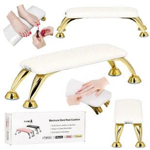 Podkładka pod dłoń poduszka podpórka manicure do salonu kosmetycznego biała - Akcesoria do paznokci - miniaturka - grafika 1