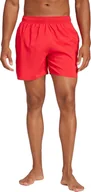 Kąpielówki męskie - Spodenki kąpielowe męskie adidas Solid CLX Short-Length czerwone JC9919 M - miniaturka - grafika 1