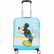 Walizki - American Tourister Wavebreaker Disney Walizka kabinowa na 4 kółkach 55 cm mickey blue kiss - miniaturka - grafika 1