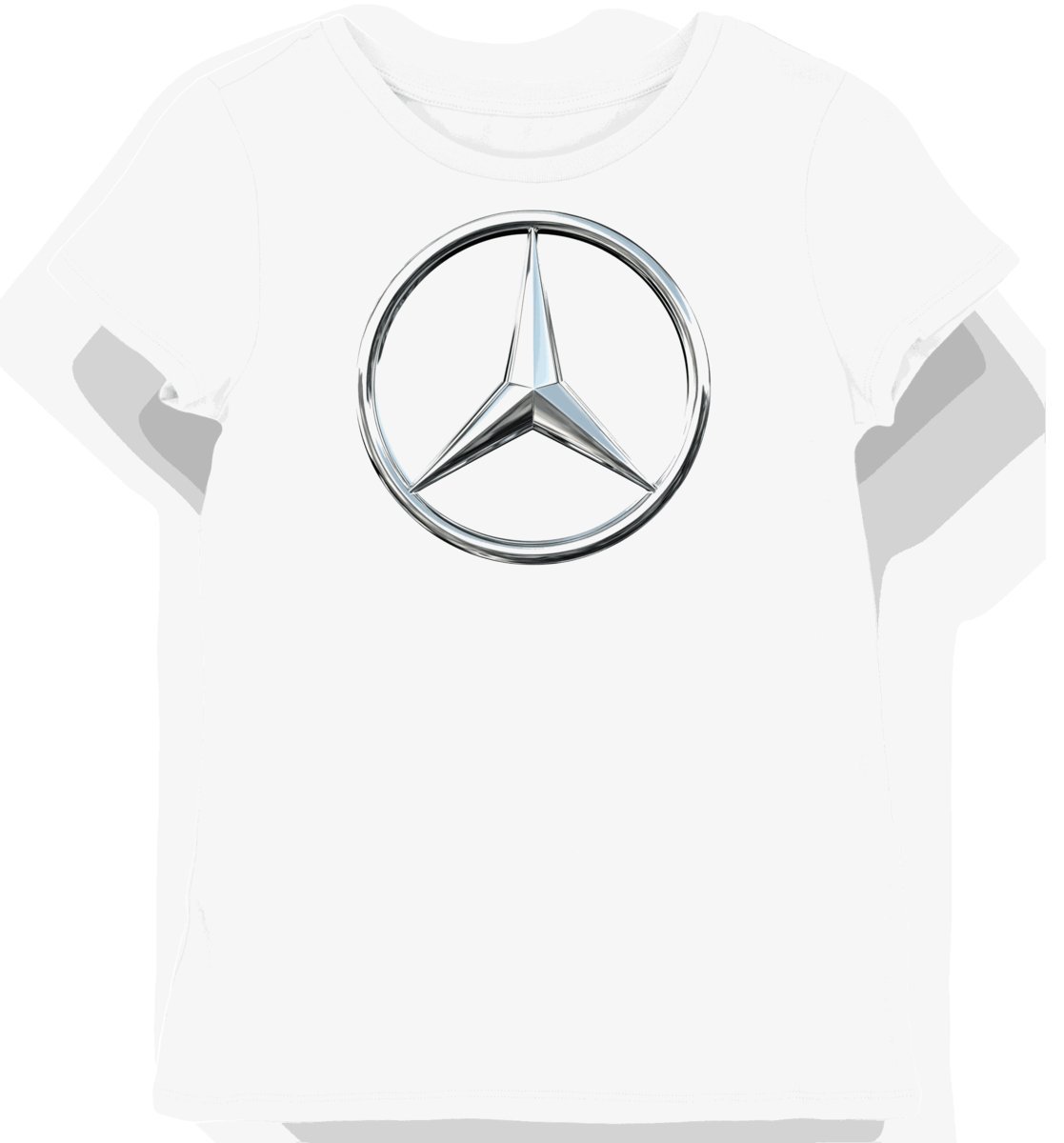 Koszulka damska biała z gwiazdą eleganckiego stylu motoryzacyjnego XS