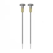 Inne urządzenia pomiarowe - TROTEC Para elektrod okraglych TS 012/200 4 mm, izolowane - miniaturka - grafika 1