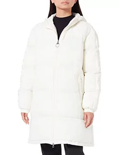 Kurtki damskie - FILA Damska kurtka Berislav Long Padded Coat Jacket, Egret, XL - grafika 1