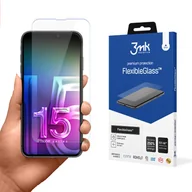 Szkła hartowane na telefon - 3mk Flexible Glass do iPhone 15 - miniaturka - grafika 1