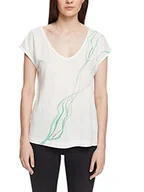 Koszulki i topy damskie - ESPRIT Collection Damska koszulka 072EO1K302, 110/OFF White, XS - miniaturka - grafika 1