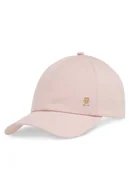 Czapki damskie - Tommy Hilfiger Czapka z daszkiem Elevated Chic Soft Cap AW0AW17138 Różowy - miniaturka - grafika 1