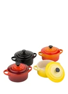 Zestawy garnków i patelni - Le Creuset 4-Cz. Zestaw: Naczynia Mini Cocotte Feuer Und Flamme schwarz - miniaturka - grafika 1