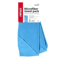 Akcesoria do mycia samochodu - Ściereczka mikrofibra do mycia czyszczenia szyb okien luster 30x40 cm 2 sztuki amio-03732 - miniaturka - grafika 1