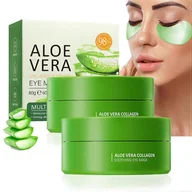 Akcesoria do bielizny - Frusde Aloe Vera Kolagenowa maska pod oczy, maska na oczy Żelowa opaska na oczy przeciw cieniom pod oczami z nawilżającym działaniem przeciwstarzen... - miniaturka - grafika 1