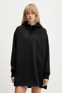 Vans sukienka kolor czarny mini oversize VN000RD2BLK1 - Sukienki - miniaturka - grafika 1