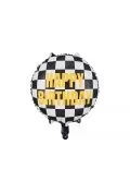 Balon foliowy Szachownica Happy Birthday, 45cm - Materiały pomocnicze dla nauczycieli - miniaturka - grafika 1