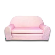 Zestawy mebli dla dzieci - KANAPA DZIECIĘCA SOFKA ROZKŁADANA PIANKOWA ŁÓŻKO BEZPIECZNA PREZENT MATERAC - miniaturka - grafika 1